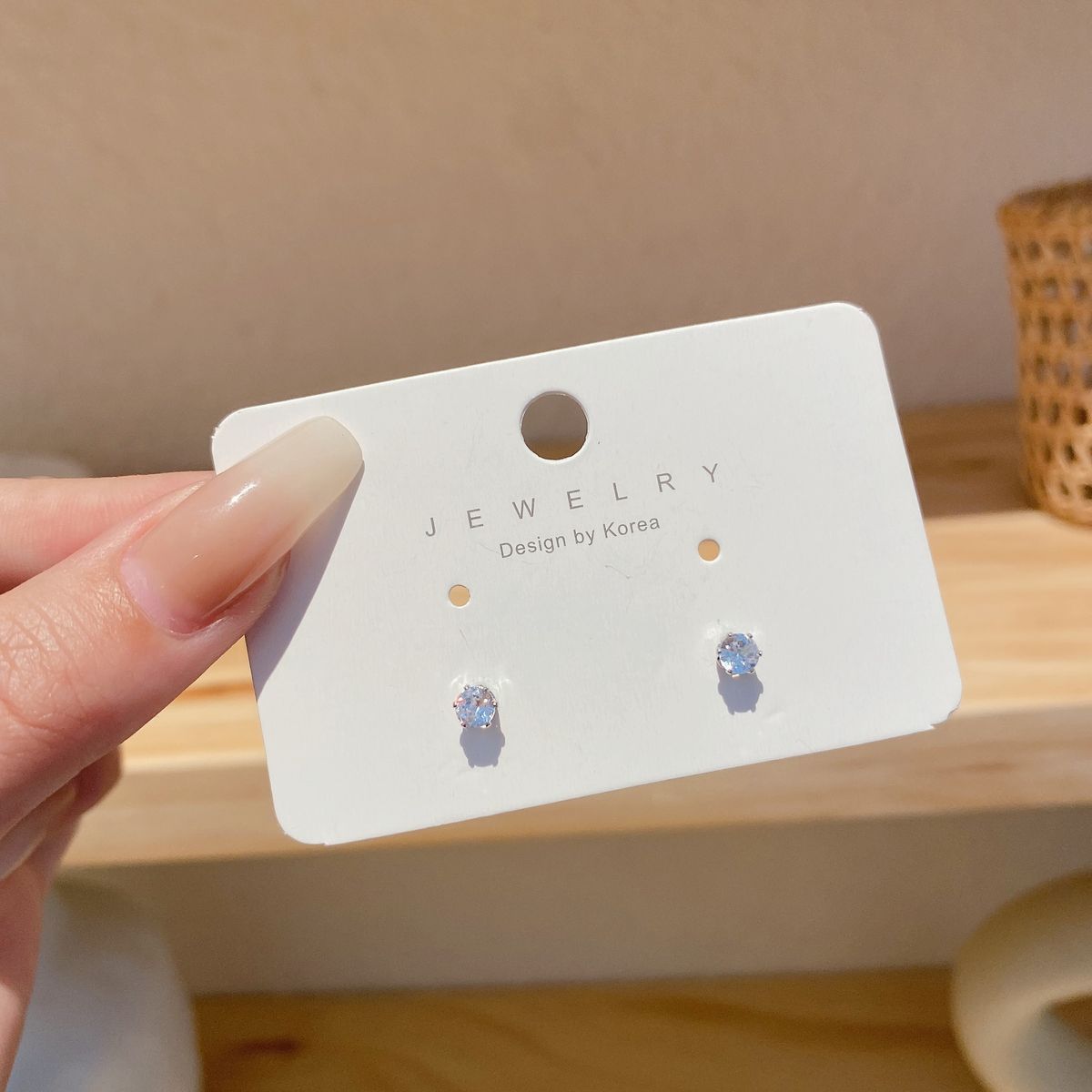 Studs 'Crystal Zircon' 3mm por Mayor — Cod OE266301