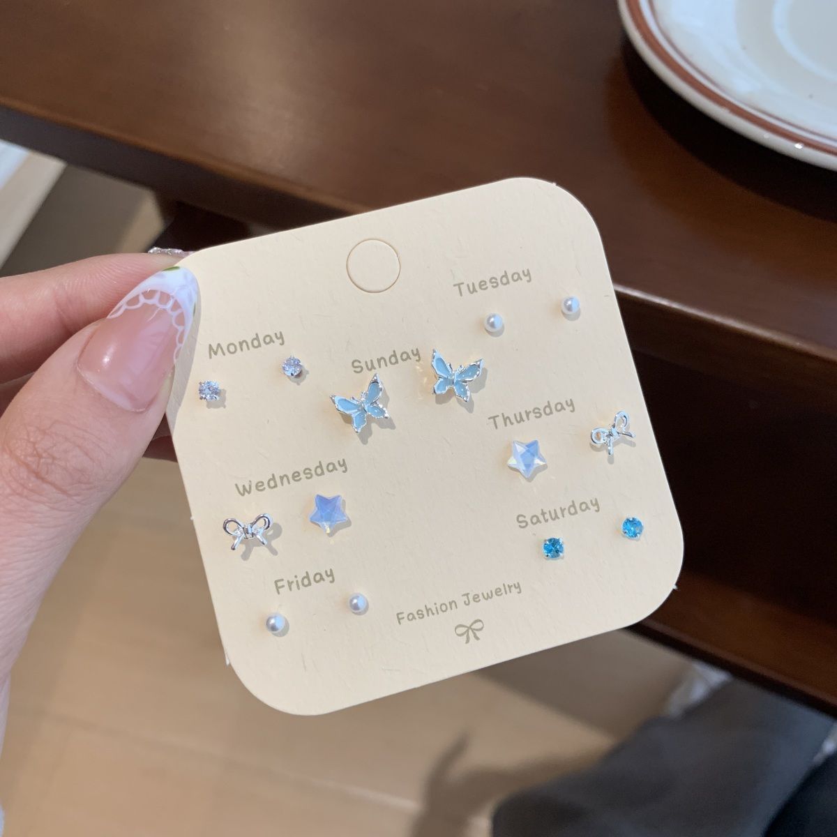 Set 'Blue Ocean' (7 pares)